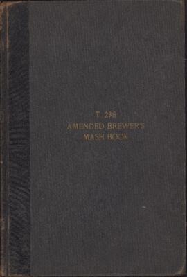 Amended brewer's mash book