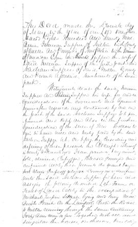 Property deed in Trust from Neuman & Marie Tupper to Nathan Tupper