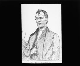 Photograph of a drawing of Reverend Thomas McCulloch