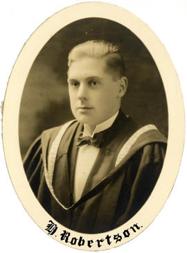 Portrait of Harold Robertson : Class of 1927