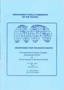 Independent World Commission on the Oceans : [report and history]