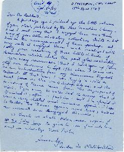 Correspondence between Thomas Head Raddall and Gordon M. Haliburton