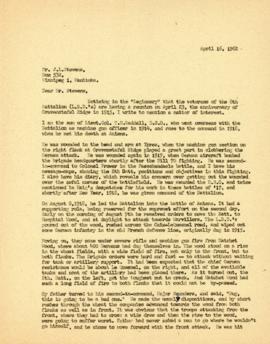 Correspondence between Thomas Head Raddall and J. L. Stevens