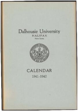 Calendar of Dalhousie University, Halifax, Nova Scotia : 1941-1942