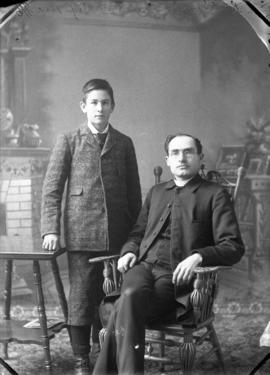 Photograph of Dr. Chisholm and son