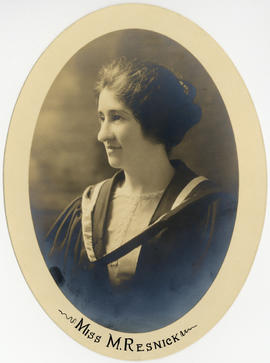 Portrait of Mildred Resnick : Class of 1921