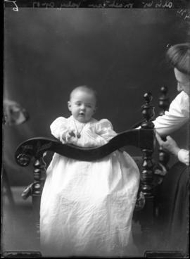 Photograph of the baby of Alister Matheson