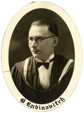 Portrait of Boaz Rabinovitch : Class of 1928