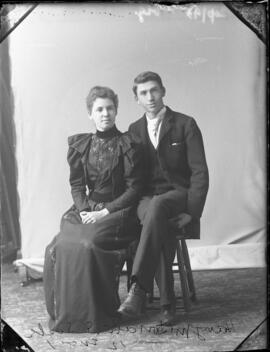 Photograph of Harry McDonald and his sister