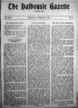 The Dalhousie Gazette, Volume 49, Issue 5