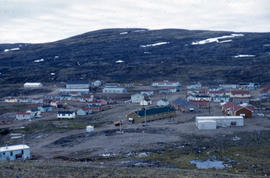 Photograph of buildings in Frobisher Bay, Northwest Territories
