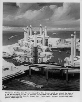 Photograph of the Hawaii floating city project