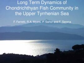 Long term dynamics of chondrichthyan fish community in the upper Tyrrhenian Sea : [PowerPoint pre...