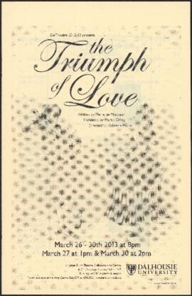 The triumph of love : [program]