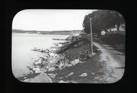 Photograph of unidentified coastal road