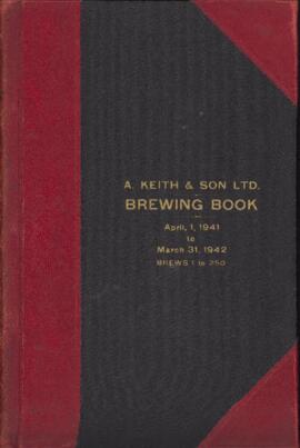 Brew book: April 1, 1941 to March 31, 1942