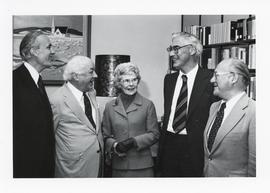 Photograph of Henry Hicks with law professors