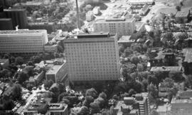 Photograph of an aerial view of Dalhousie Universities Carleton campus