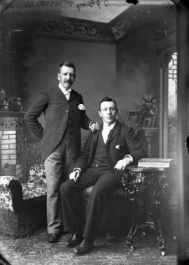 Photograph of J. L. Gray and unknown individual