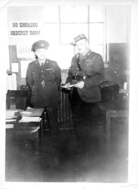 Photograph of Major R. V. Hogan and Colonel C. B. Smith