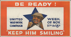 Be ready — "keep him smiling!" : [poster]