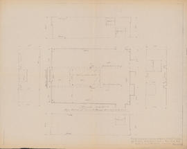 Plan & elevations of room in basement of plant for Keith & Son