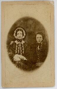Portrait of Charlotte Geddie and her son, John Williams Geddie