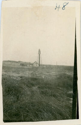 Photograph of the new west lighthouse on Sable Island
