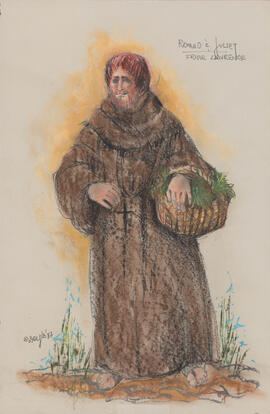 Costume design for Friar Lawrence