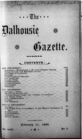 The Dalhousie Gazette, Volume 28, Issue 6