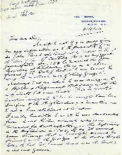 Correspondence between Thomas Head Raddall and W.H.P. Jarvis