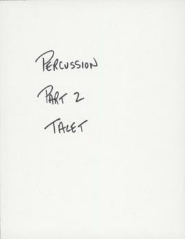 Nasca lines : part 2 : percussion