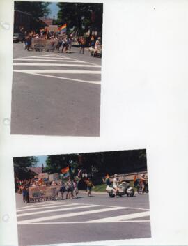Photographs of the Halifax Gay Pride march 1996