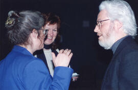 Photograph of Tina and Tim Usmiani at Charles Armour's retirement party