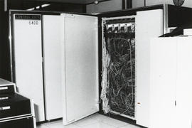 Photograph of the CDC 6400 computer in the Dalhousie Computer Centre