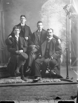 Photograph of Mr. Fraser and friends