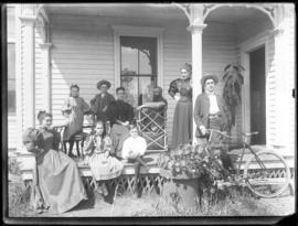 Photograph of Grey, A. B. or John McQueen and family