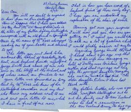 Correspondence between Thomas Head Raddall and Eric Wallingford
