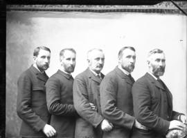 Photograph of Dr. Stewart and his four brothers