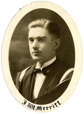 Portrait of John William Merritt : Class of 1928