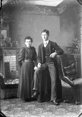Photograph of Pat Dwyer and unknown individual
