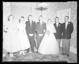 Photograph of Mr. & Mrs. Grice and the wedding party