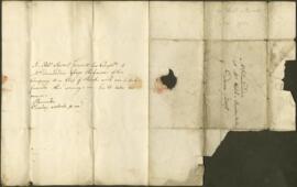 One letter to James Dinwiddie from Sir Robert Stewart