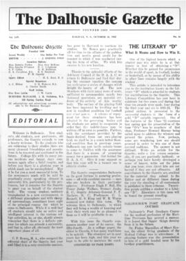 The Dalhousie Gazette, Volume 54, Issue 14