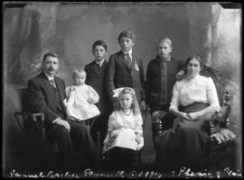 Photograph of Mr. Samuel Barber's family