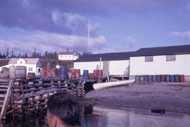 Photograph of a wharf in Postville, Newfoundland and Labrador
