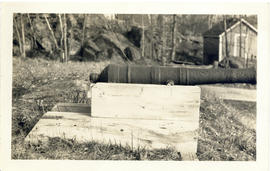 Photograph of a 4-pound cannon, likely from the Liverpool privateer Rover