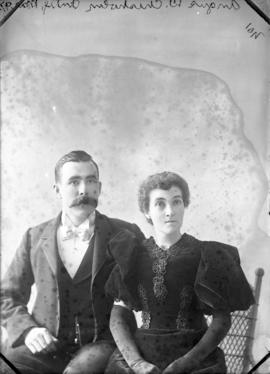Photograph of Angus D. Chisholm and lady friend