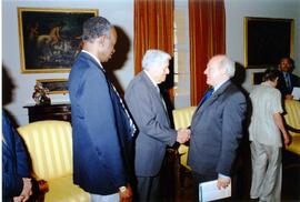 Photograph of President Guido de Marco meeting dignitaries