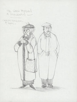 Costume design for carpetdealer and wife